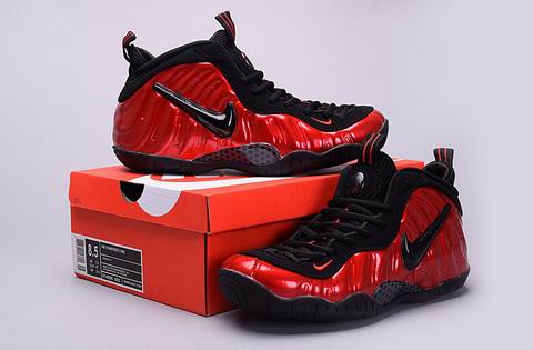 Nike Air Foamposite One shoes red black