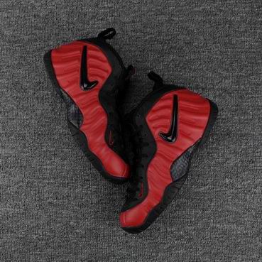 Nike Air Foamposite shoes red black
