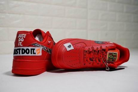Nike Air Force 1 Low just do it red