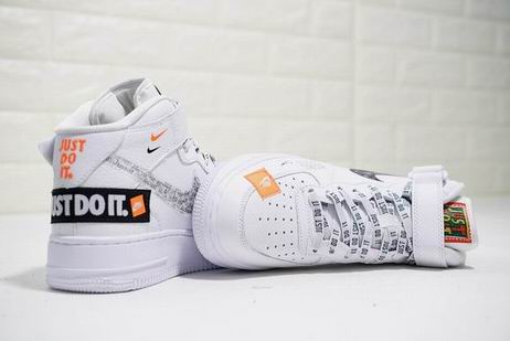Nike Air Force 1 Mid just do it white