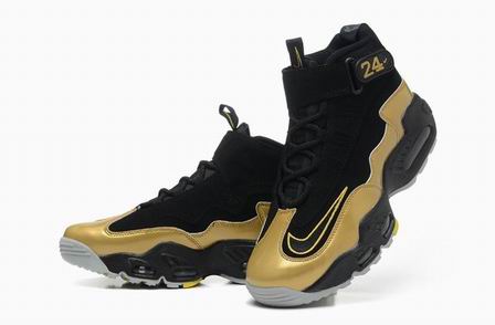 Nike Air Griffey Max shoes golden black