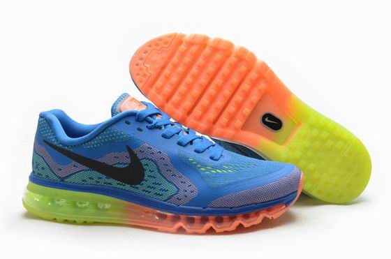 Nike Air Max 2014 men shoes blue orange yellow