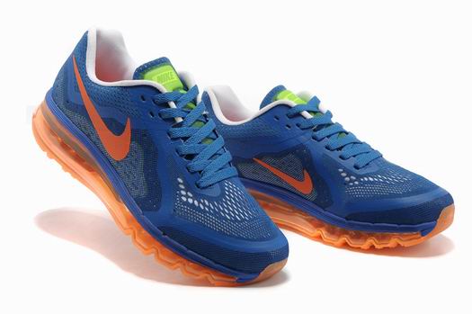 Nike Air Max 2014 men shoes royal blue orange