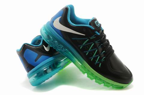 Nike Air Max 2015 shoes black blue