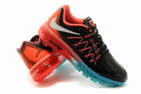 Nike Air Max 2015 shoes black red