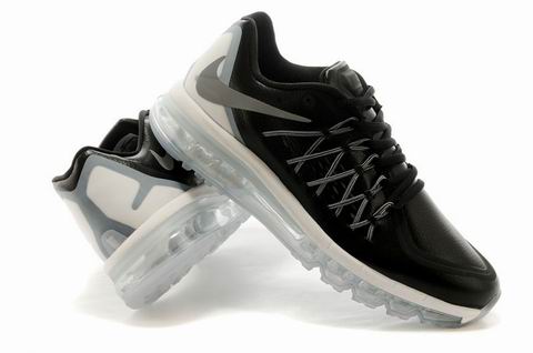 Nike Air Max 2015 shoes black silver