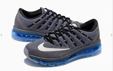 Nike Air Max 2016 shoes dark grey blue