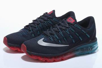 Nike Air Max 2016 shoes navy blue red