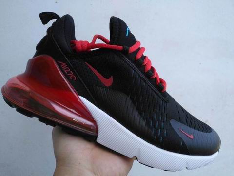 Nike Air Max 270 shoes black red