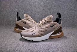 Nike Air Max 270 shoes golden
