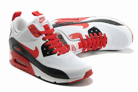 Nike Air Max 90 Sneakerboot NS white red black