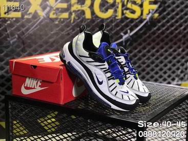 Nike Air Max 98 shoes white blue