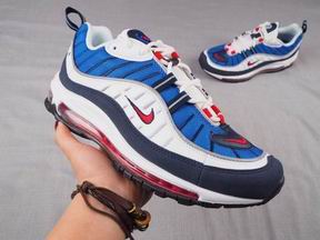 Nike Air Max 98 shoes white blue red