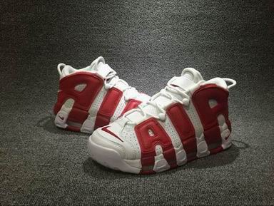 Nike Air More Uptempo white red