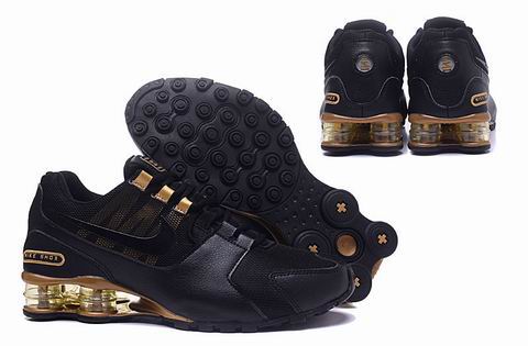 Nike Air Shox Avenue 802 shoes black golden