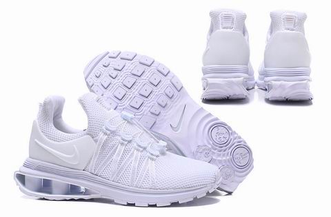 Nike Air Shox Gravity shoes all white