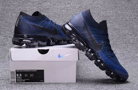 Nike Air Vapormax Flyknit shoes blue black