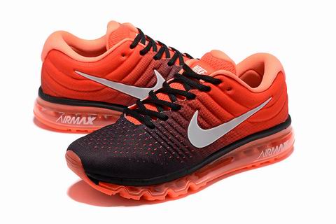 Nike Air max 2017 shoes black orange