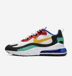 Nike Air max 270 react shoes white red blue