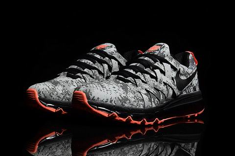 Nike Fingertrap Air Max shoes grey black red