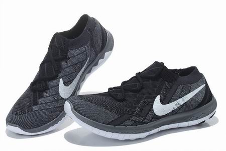 Nike Free 3.0 Flyknit shoes black white