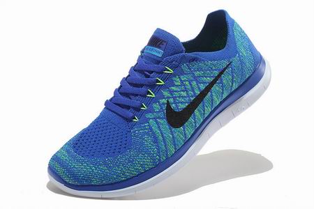 Nike Free 4.0 Flyknit shoes blue black