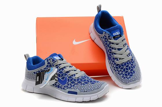 Nike Free 5.0 shoes spider grey royal blue