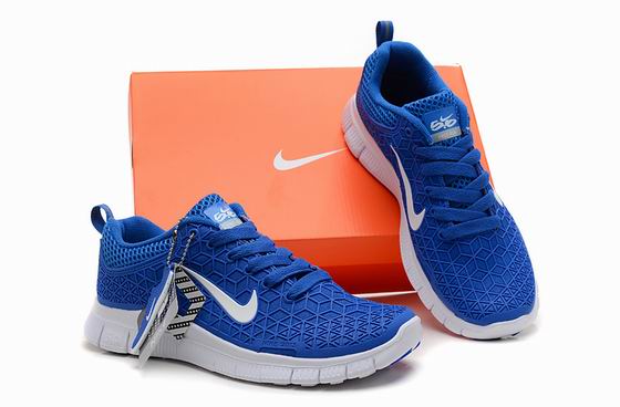 Nike Free 5.0 shoes spider royal blue white