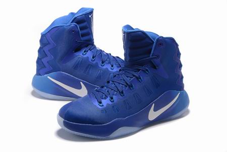Nike Hyperdunk 2016 shoes royal blue white
