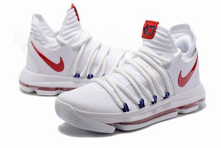 Nike KD 10 EP shoes white red