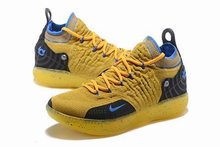 Nike KD 11 shoes yellow blue