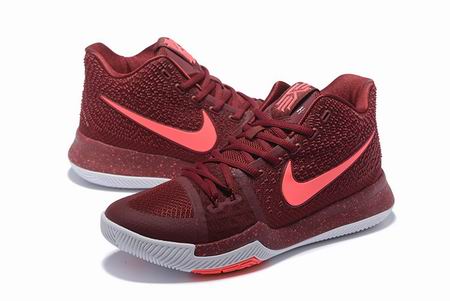 Nike Kyrie 3 shoes burgundy