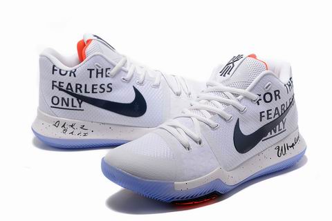 Nike Kyrie 3 shoes white navy