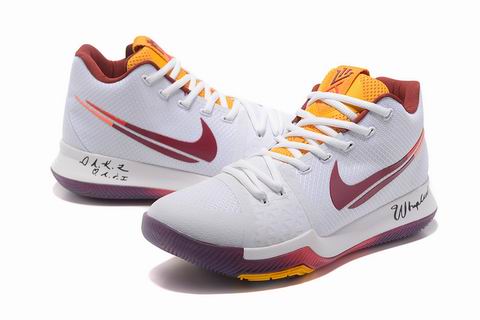 Nike Kyrie 3 shoes white red yellow