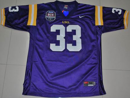 Nike LSU Tigers 33 Odell Beckham Purple 2012 BCS Patch College Football Jersey