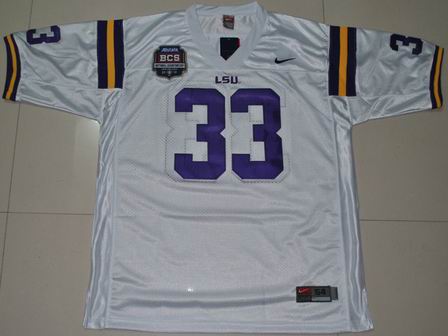 Nike LSU Tigers 33 Odell Beckham white 2012 BCS Patch College Football Jersey