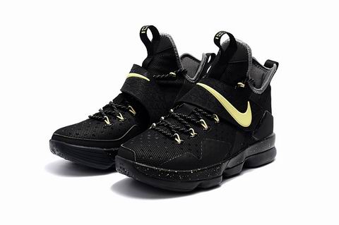 Nike LeBron 14 shoes black green