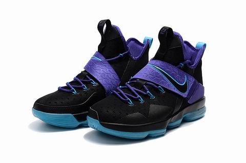 Nike LeBron 14 shoes black purple