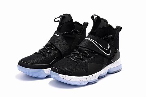 Nike LeBron 14 shoes black white