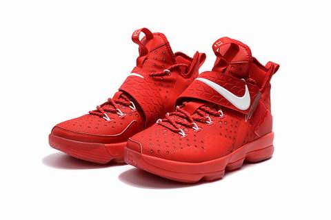 Nike LeBron 14 shoes red white
