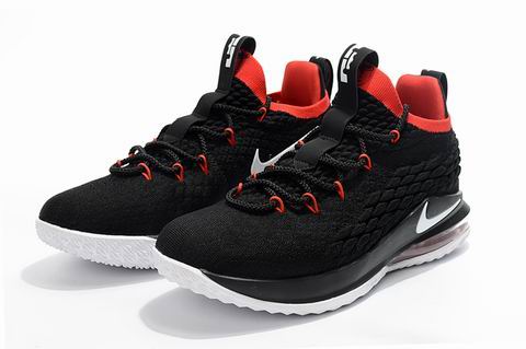 Nike LeBron 15 Low shoes black red