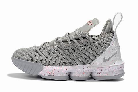 Nike LeBron 16 shoes grey