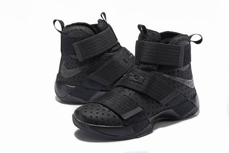 Nike LeBron Soldier 10 shoes all black