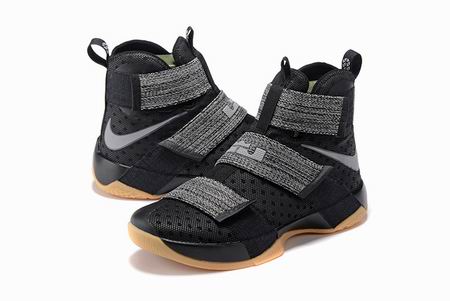 Nike LeBron Soldier 10 shoes black grey