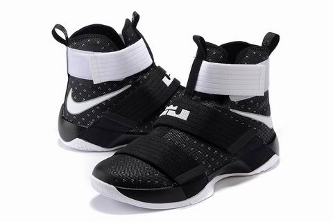 Nike LeBron Soldier 10 shoes black white