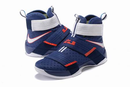 Nike LeBron Soldier 10 shoes blue red