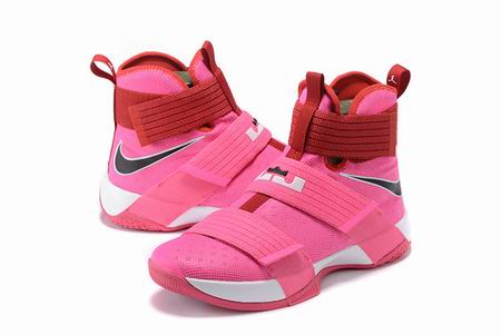 Nike LeBron Soldier 10 shoes pink red