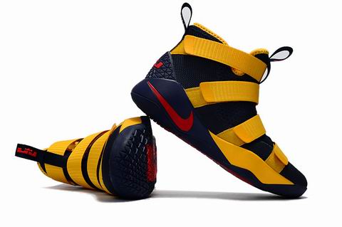 Nike LeBron Soldier 11 shoes yellow navy