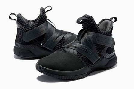Nike LeBron Soldier 12 shoes all black