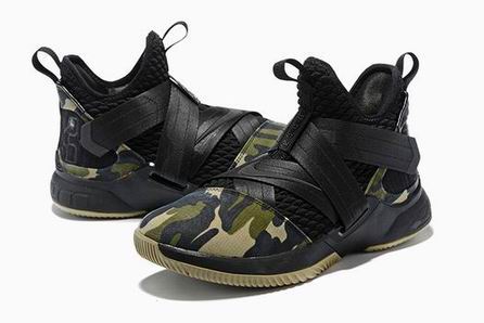 Nike LeBron Soldier 12 shoes army green camo